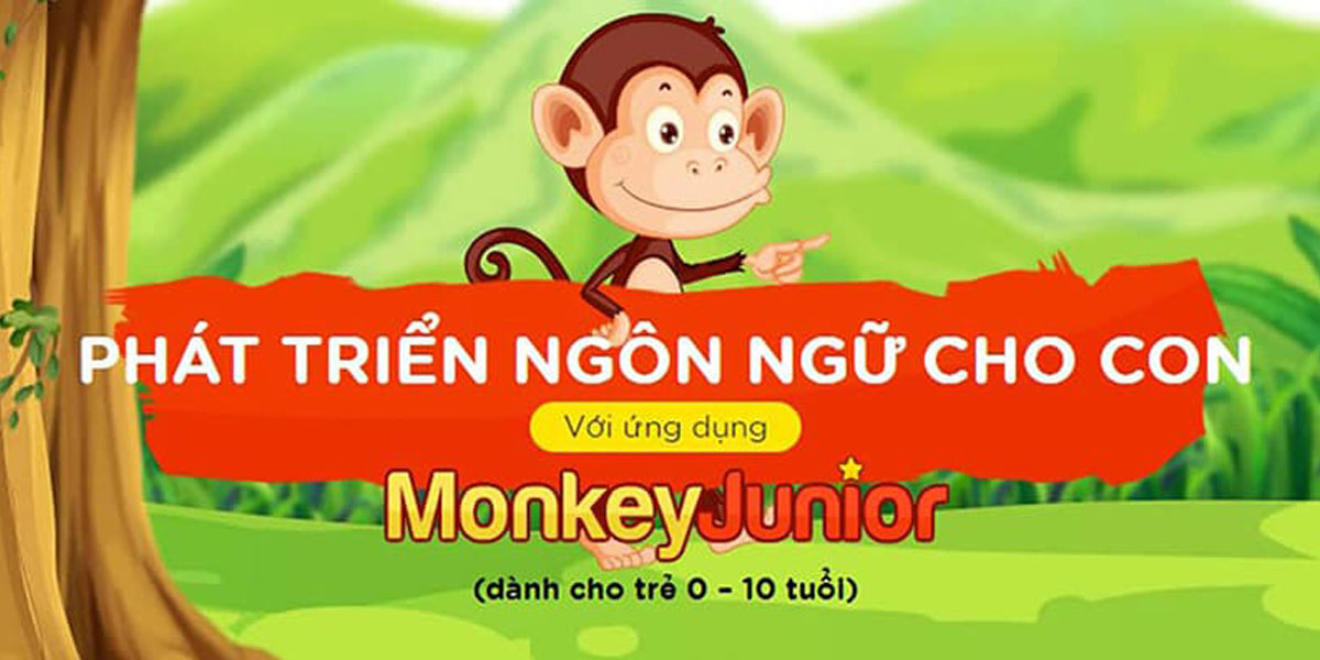 Ứng dụng học tiếng anh cho trẻ em Monkey Junio