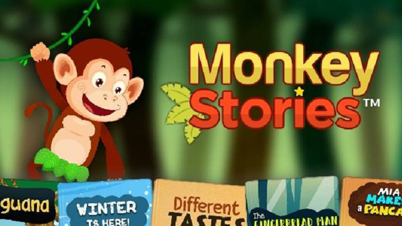 Ứng dụng học tiếng anh cho trẻ em Monkey Stories thông qua truyện tranh
