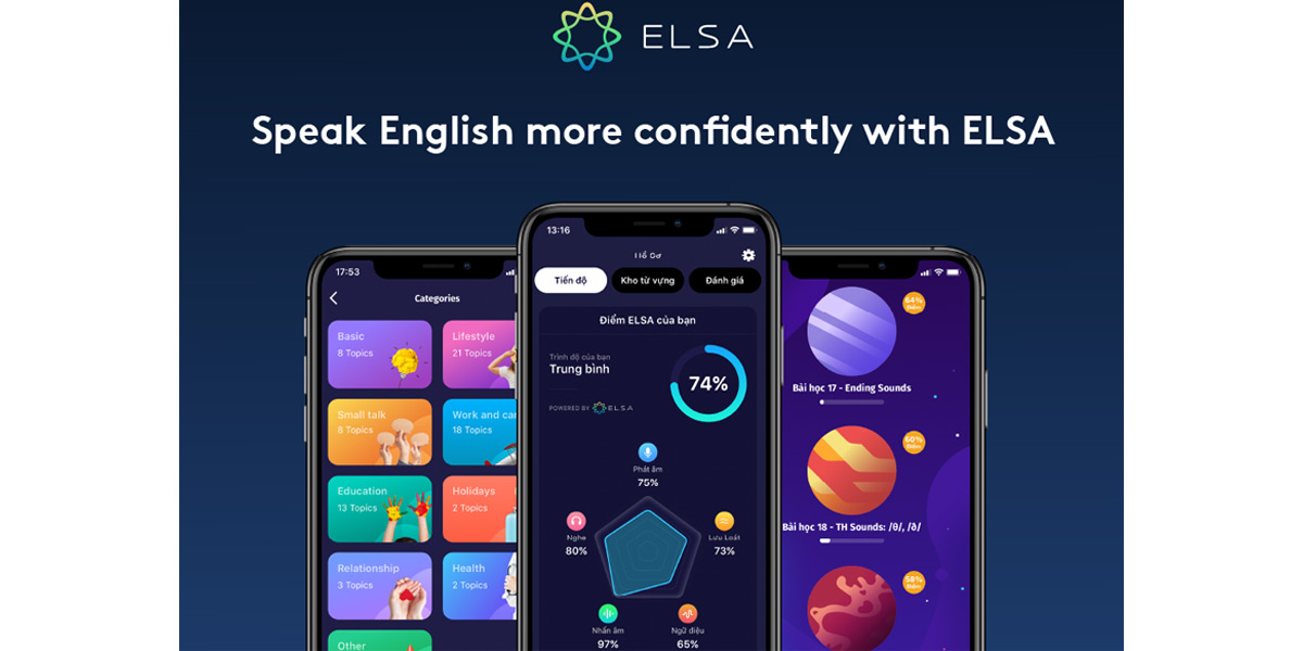 ELSA Speak là phần mềm luyện Toeic Online  miễn phí như một gia sư tại gia của bạn