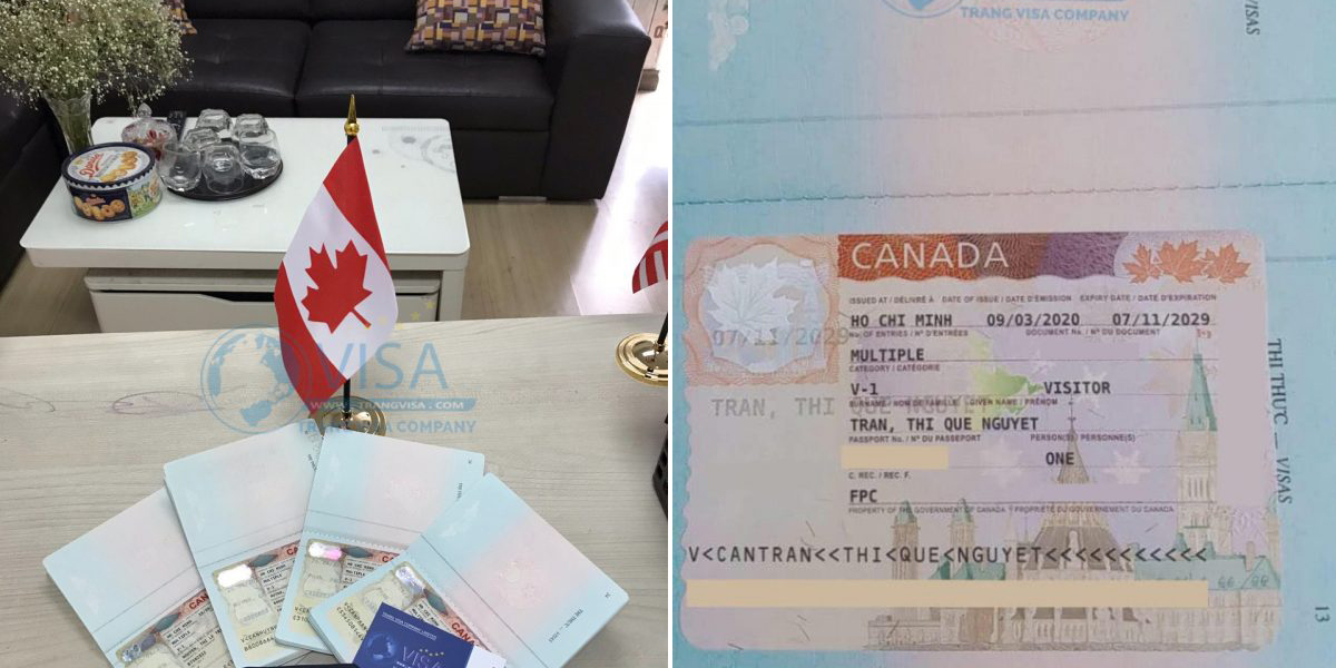 Dịch vụ xin visa Canada tại Trang Visa