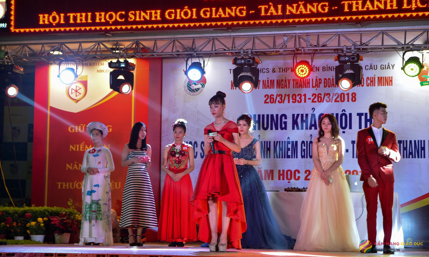 Các hoạt động  của THPT Nguyễn Bỉnh Khiêm. Ảnh: Website