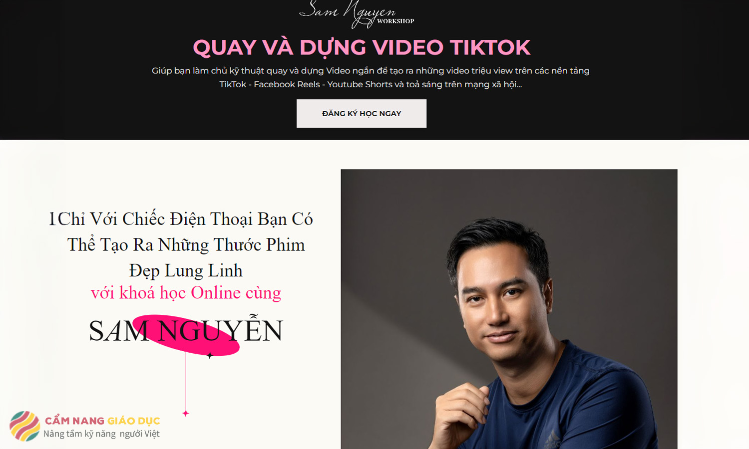 Quay và dựng Video Tiktok cùng Sam Nguyễn